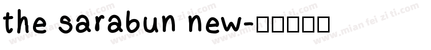 the sarabun new字体转换